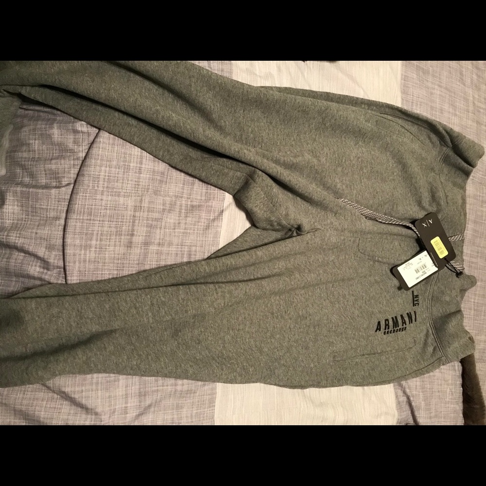 Grey Armani Exchange track suit